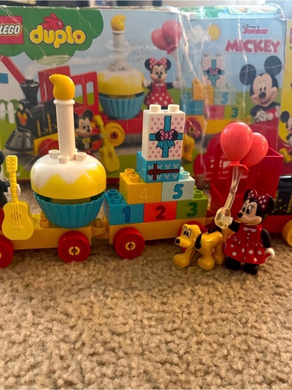 Mickey Mouse Duplo LEGO birthday train set